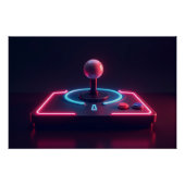 Neon Arcade Joystick ポスター (正面)