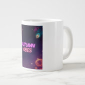 Neon Autumn Vibes ジャンボコーヒーマグカップ (正面右)