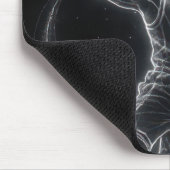 Neon Basketball Player Number 67 マウスパッド (コーナー)