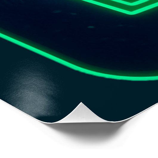 Neon Bass Poster ポスター (コーナー)