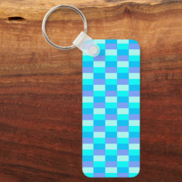 Neon Blue Color Pattern キーホルダー