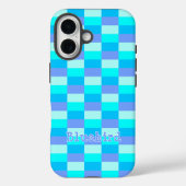 Neon Blue Color Pattern Case-Mate iPhoneケース (裏面)