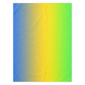 Neon blue, yellow, green gradient, ombre. テーブルクロス (正面)