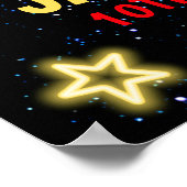 Neon Bowling party for Kids ポスター (角)