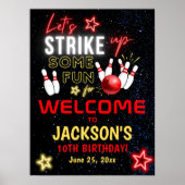 Neon Bowling party for Kids ポスター (正面)