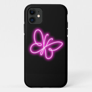 Neon butterfly iPhone 11 ケース