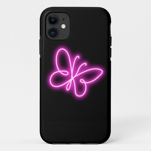 Neon butterfly Case-Mate iPhoneケース (裏面)