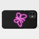 Neon butterfly Case-Mate iPhoneケース (裏面(横))