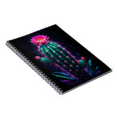 Neon Cactus Bloom ノートブック (右側)