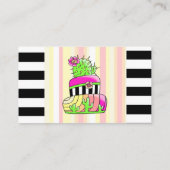 Neon Cactus Business Card 名刺 (裏面)