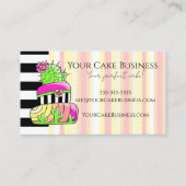 Neon Cactus Business Card 名刺 (正面)