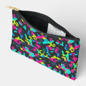Neon Camouflage Pattern アクセサリーポーチ (見開き)