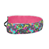 Neon Camouflage Pattern アスレチックヘッドバンド (左)