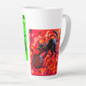 Neon Cat Coffee   カフェラテマグ (右アングル)
