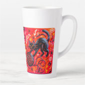 Neon Cat Coffee   カフェラテマグ (右)