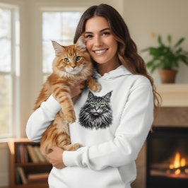 Neon Cat: Electric Soul Hoodie パーカ