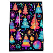 Neon Christmas ミディアムペーパーバッグ (裏面)