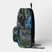 Neon Circuit Flow Backpack プリントバックパック (右)