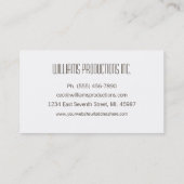 Neon Color Block CEO Companyの名刺 名刺 (裏面)