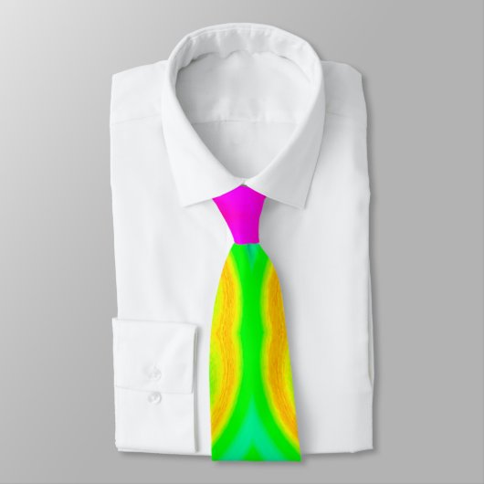 Neon Colors Abstract Pattern ネクタイ (タイ)