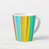 Neon colour Decorated Mug カフェラテマグ (右アングル)