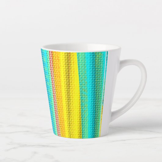 Neon colour Decorated Mug カフェラテマグ (右)