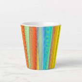Neon colour Decorated Mug カフェラテマグ (正面)