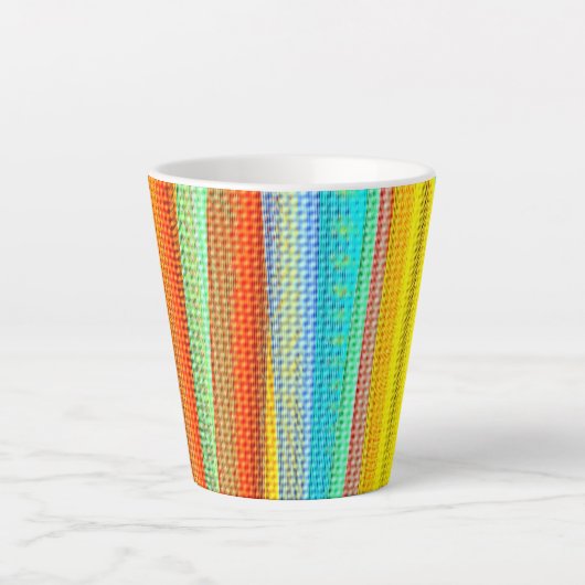 Neon colour Decorated Mug カフェラテマグ (正面)