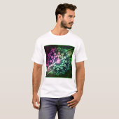 Neon Cosmic Rock Mandala Tシャツ (正面フル)