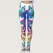 Neon Cosmos Spiral Leggings レギンス (正面)