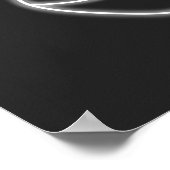 Neon Cowboy Bootカスタマイズ可能な名前 ポスター (角)