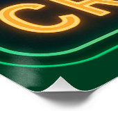 Neon Crappie Poster Print ポスター (コーナー)