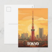 Neon Crown of Tokyo: 東京タワーが心に 2026 シーズンポストカード (正面/裏面)