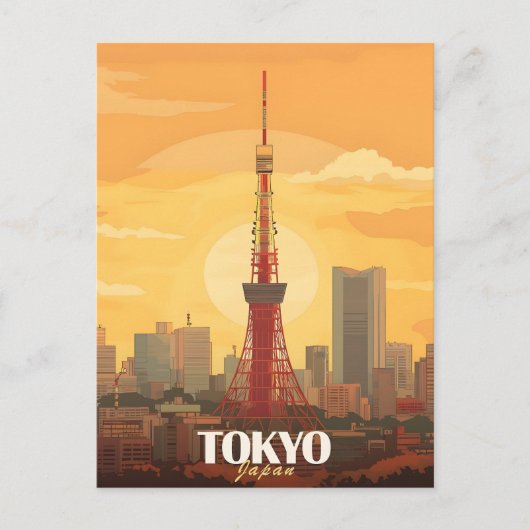 Neon Crown of Tokyo: 東京タワーが心に 2026 シーズンポストカード (正面)