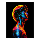 Neon David Statue  ポスター (正面)