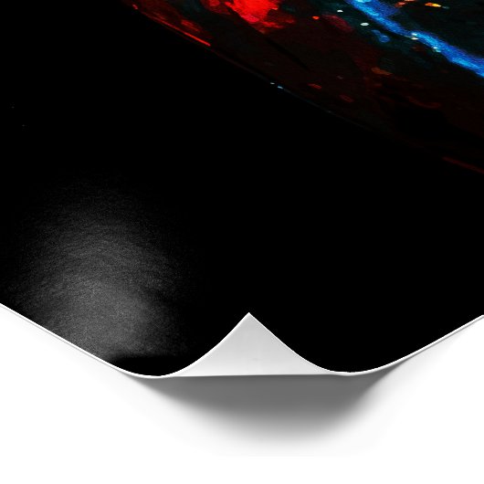 Neon David Statue  ポスター (コーナー)