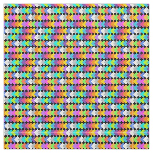 Neon Diamonds ファブリック (見本)