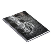 Neon Diner Reflection Rain Notebook ノートブック (右側)