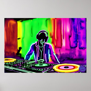 NEON DJ ポスター