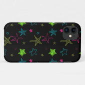 Neon Doodle Stars iPhone 5/5Sケース Case-Mate iPhoneケース (裏面(横))