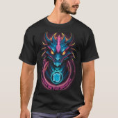 Neon Dragon Heart Flame Tee Tシャツ (正面)