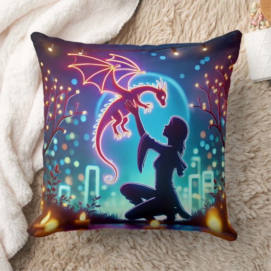  neon dragon trainer クッション (ブランケット)