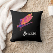 Neon Dragonfly – Aesthetic Nature Transforma クッション (ブランケット)