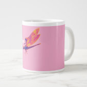 Neon Dragonfly mug– Aesthetic Nature Transforma ジャンボコーヒーマグカップ (正面右)