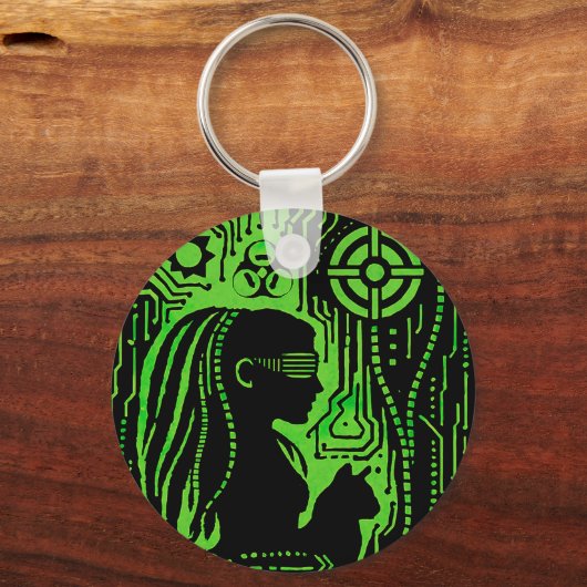 Neon Dread Protocol キーホルダー (裏面)