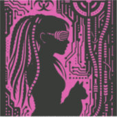 Neon Dread Protocol シール (正面)