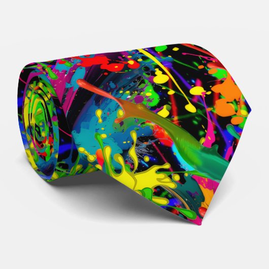 Neon Dreams CBDOilPrincess  ネクタイ (ロール)