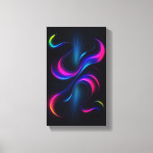 Neon Dreams III  Gallery Art | Modern Abstract キャンバスプリント (正面)