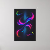 Neon Dreams III Metal Wall Art | Modern Abstract キャンバスプリント (正面)