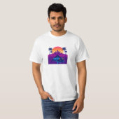 Neon Drive Men's T-Shirt Tシャツ (正面フル)
